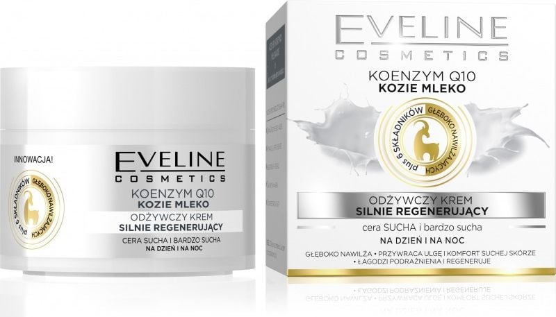 Crema nutritiva pentru piele uscata, Eveline Cosmetics, de zi si noapte, 50 ml