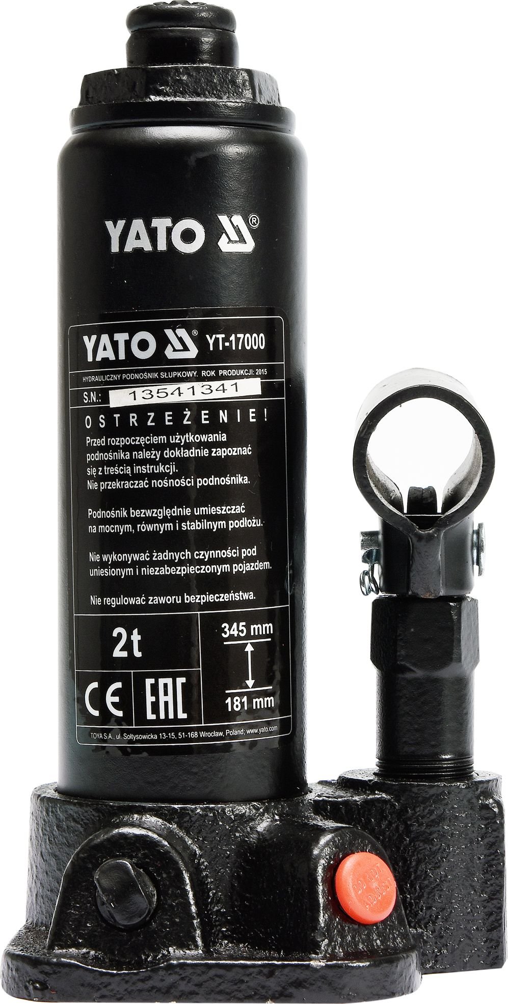 Cric hidraulic 2 t Yato YT-17000