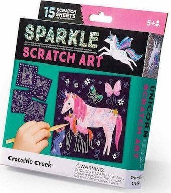 Crocodile Creek Unicorn Scratch-out strălucitor