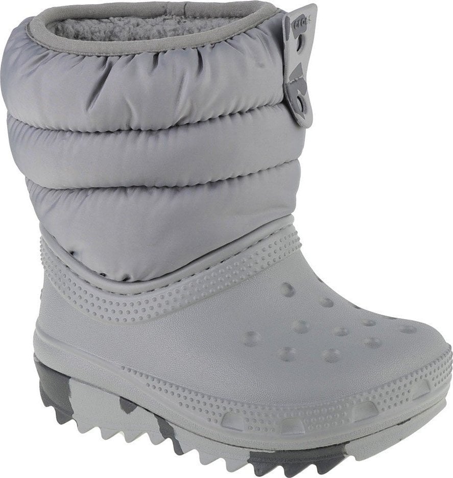 Crocs Crocs Classic Neo Puff Boot pentru copii mici 207683-007 gri 22/23