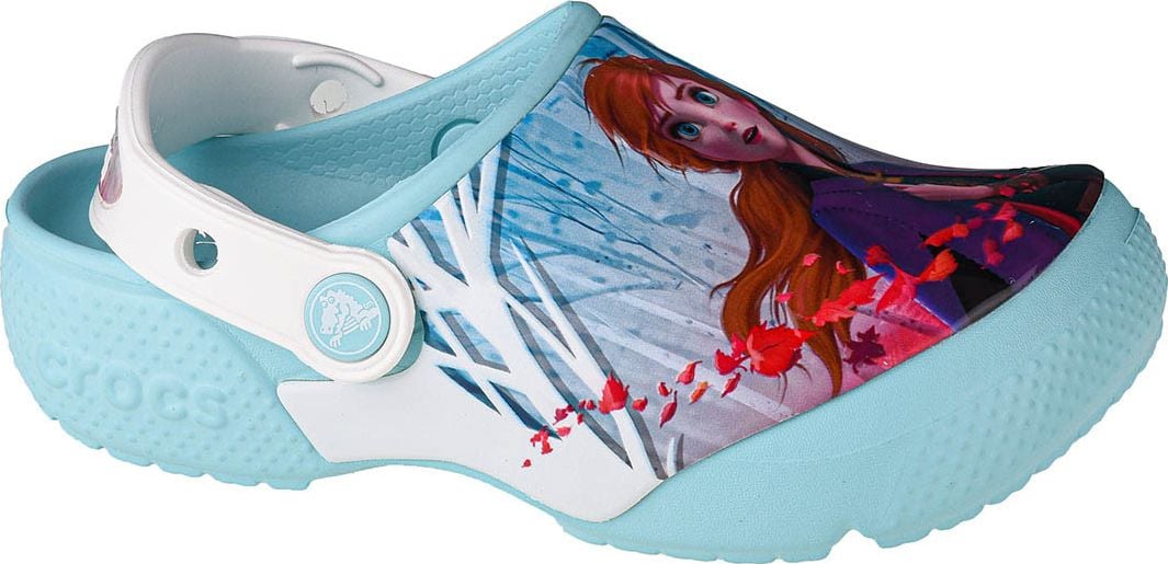 Crocs Crocs Fun Lab OL Disney Frozen 2 Saboți 206167-4O9 20/21 Sky Blue