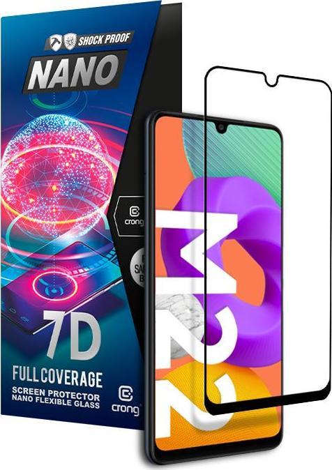 Sticlă hibrid Crong Crong 7D Nano Flexible Glass 9H pentru ecranul Samsung Galaxy M22