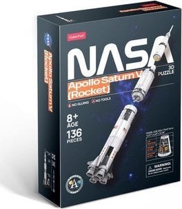 Cubic Fun CUBIC FUN PUZZLE 3D NASA APOLLO SATURN V ROCKET