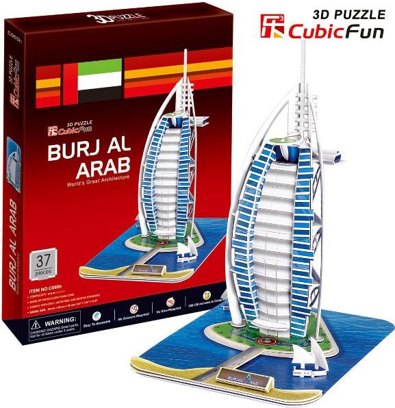 Clădirea Cubicfun Buraj Al. Saudi Puzzle 3D (01037)