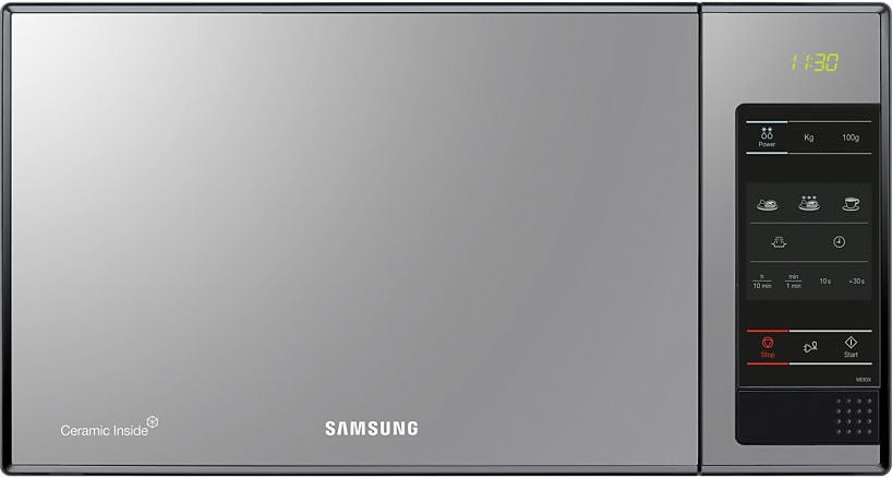 Cuptoare cu microunde - Cuptor cu microunde Samsung ME 83 X, 800 W, 23 l, Negru/Argintiu 