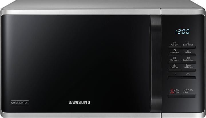 Cuptor cu microunde Samsung MS23K3513AS/OL, 23l, 800W, Argintiu