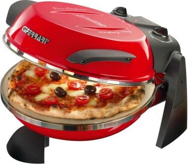 Cuptor pizza G3Ferrari Delizia special cu suprafata de coacere din piatra refractara, termoregulator pana la 390&amp;deg; C si timer cu atentionare sonora