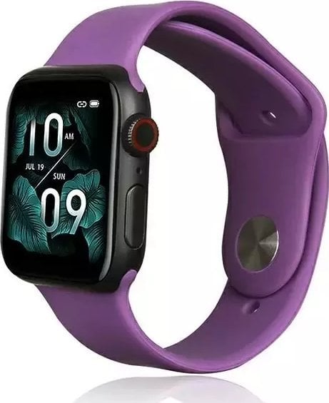 Curea Smartwatch Beline din silicon pentru Apple Watch 42/44/45/49mm violet/violet