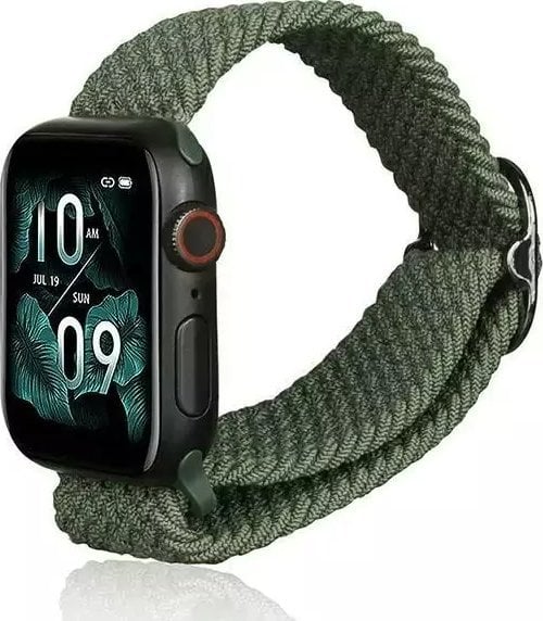 Curea smartwatch Beline Textile pentru Apple Watch 38/40/41mm verde/verde