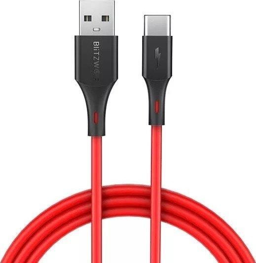 C-USB-TC15 BlitzWolf BW 3A 1.8m (roșu)