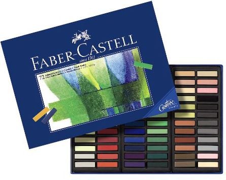 Cutie Creioane Pastel Soft Mini 72 culori Faber-Castell