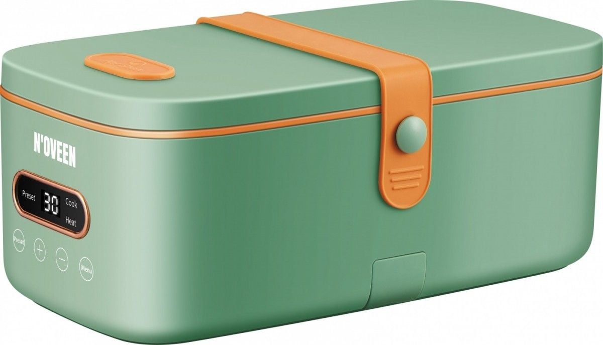 Cutie electrica multipla pentru incalzirea pranzului Noveen 300W Multi Lunch Box MLB911 X-LINE Verde 1 litru