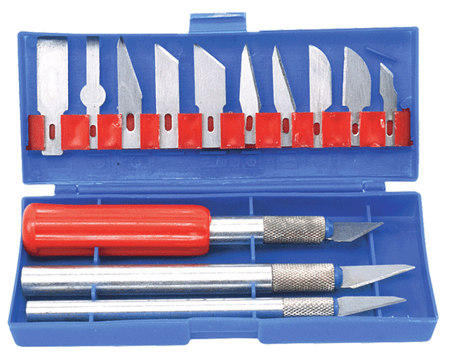 Cutite precizie -varfuri, 16 buc -set, Top Tools 17B716