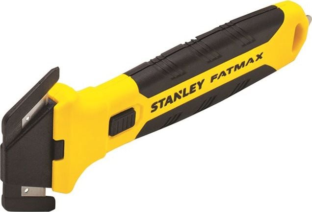 Cutter dublu Stanley FATMAX din plastic pentru gips carton, galben cu negru