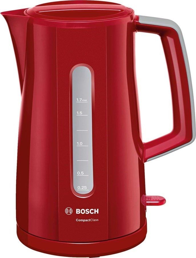 Fierbator Bosch TWK3A014, 2400 W, 1.7 l, Rosu