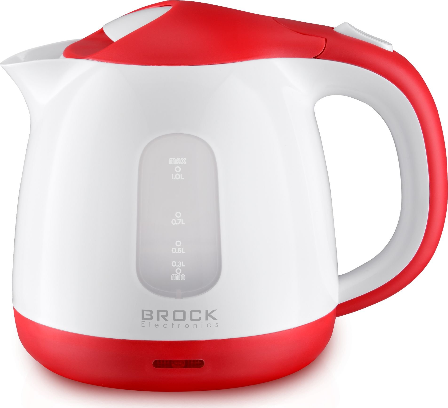 Fierbător Brock WK 0714 RD, 1100 W, 1 L, Roșu