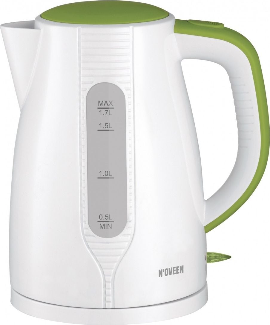 Fierbator de apa, Noveen, EK1301, 1.7L, 2150W, Plastic, Alb/Verde