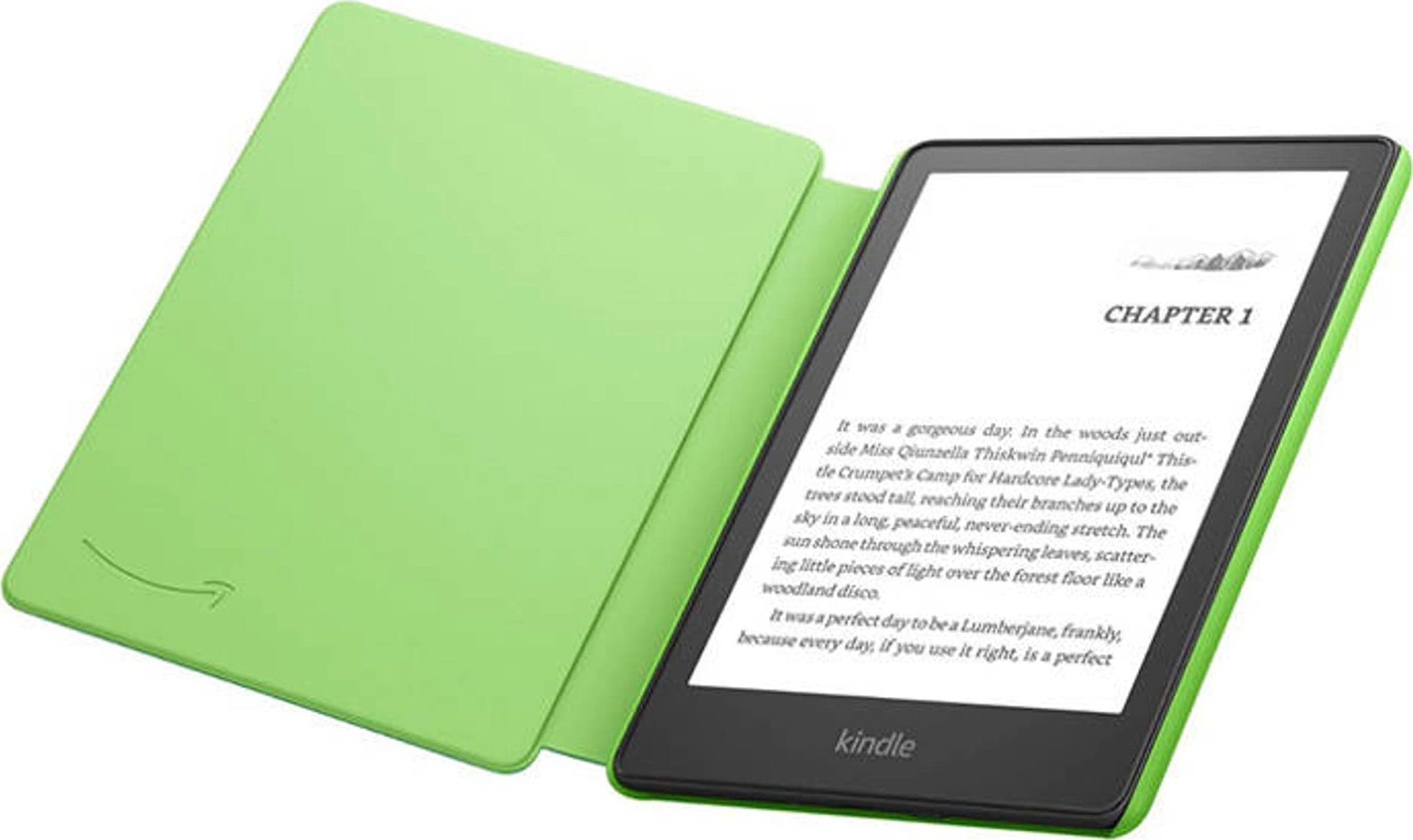 Czytnik Amazon Czytnik E-BookÃ³w Amazon Kindle Paperwhite Kids 6,8` 8GB WiFi Emerald Forest Cover