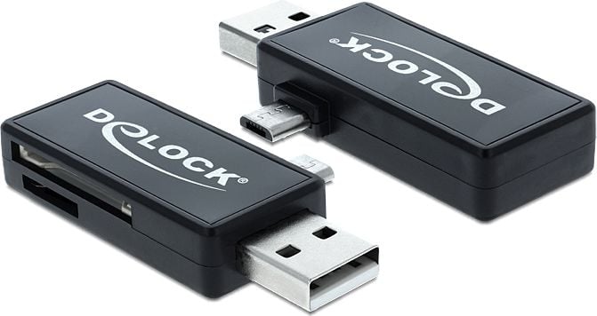Card reader - Micro USB OTG + USB A(M) (91731)