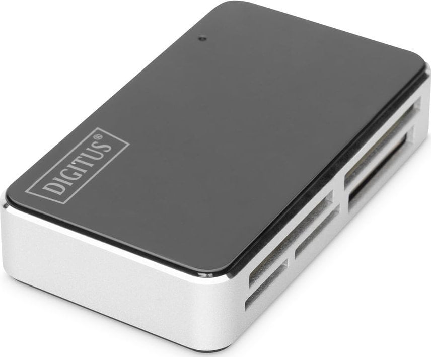 Card reader - Cititor de carduri Digitus DIGITUS DA-70322-2 Cititor de carduri USB 2.0, universal, negru-argintiu
