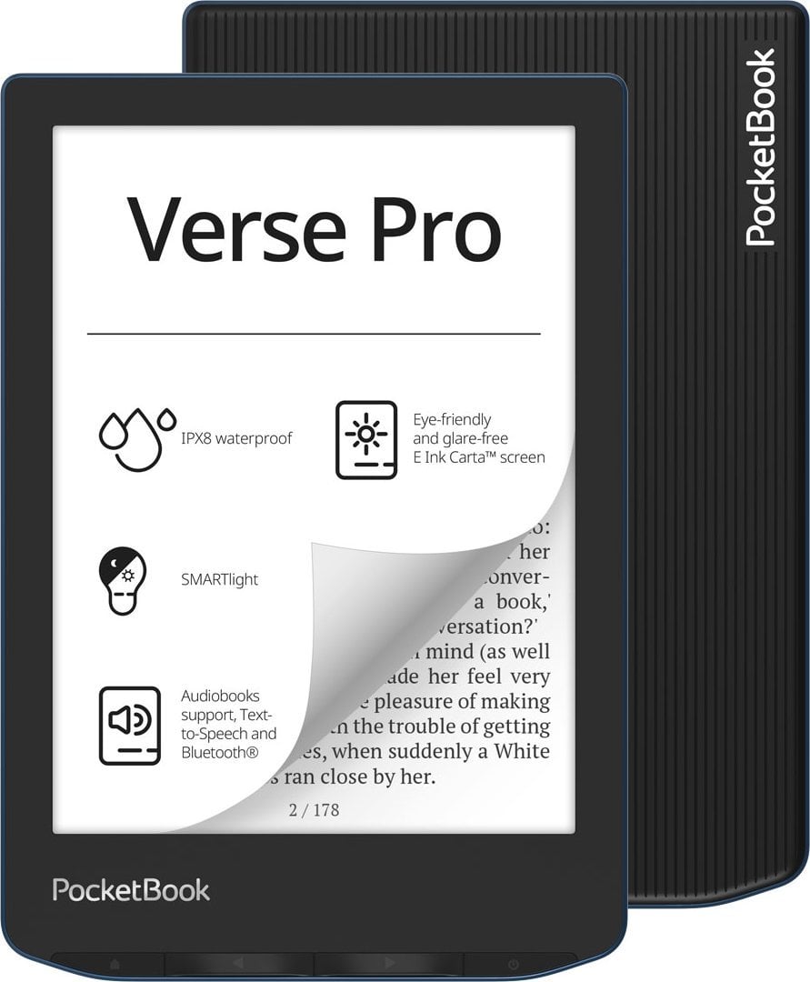 eBook Reader - Czytnik PocketBook PB 634 Verse Pro azure