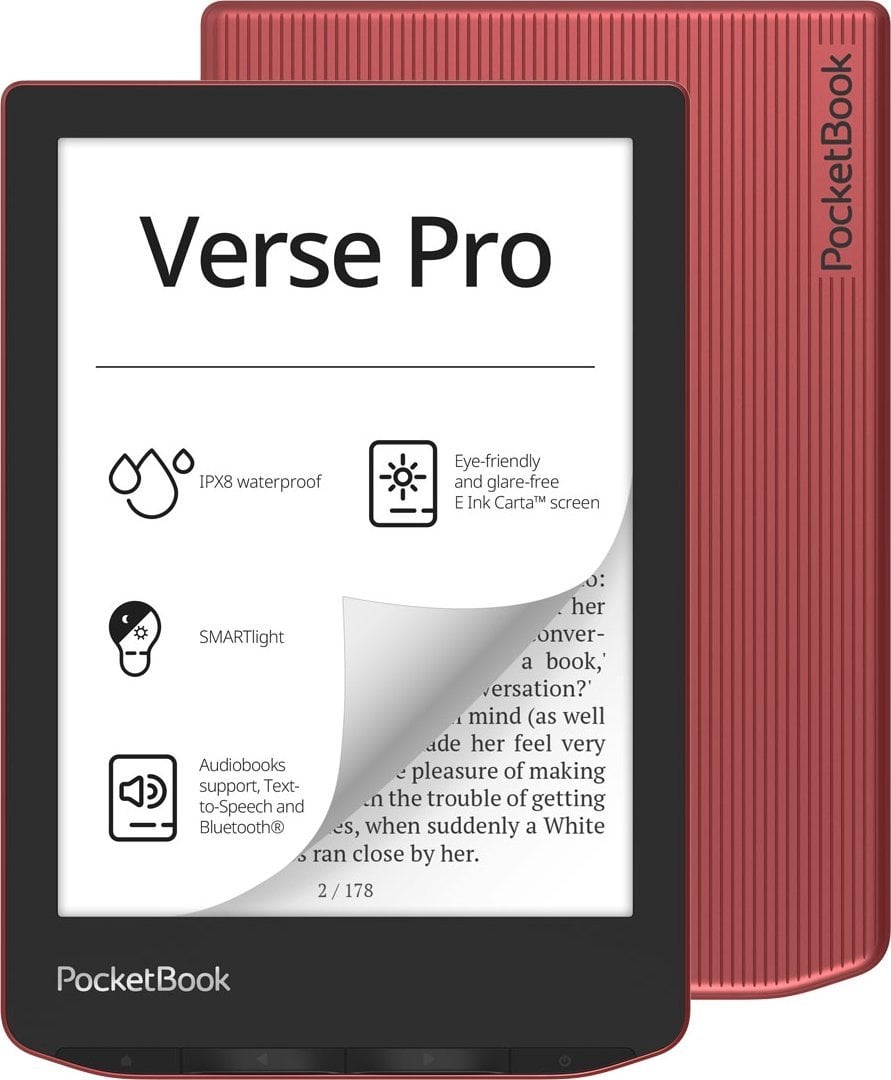 eBook Reader - Czytnik PocketBook PB 634 Verse Pro passion red