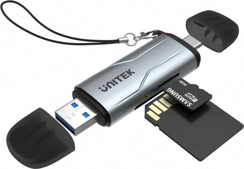 Card reader - Czytnik Unitek Unitek Czytnik kart SD/microSD USB-A 5Gbps/USB-C