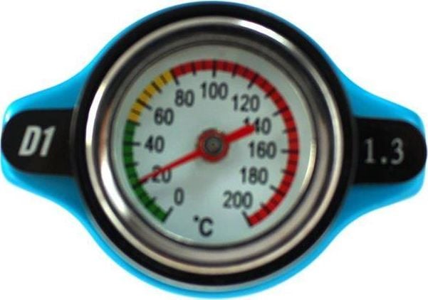 Termometru D1Spec Capac radiator D1Spec 15mm Albastru 1.3Bar