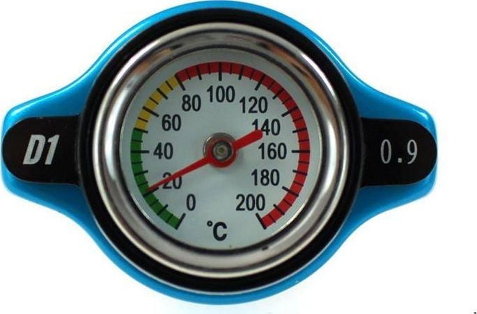 D1Spec_D Termometru Capac radiator D1Spec 15 mm Albastru 0,9 Bar