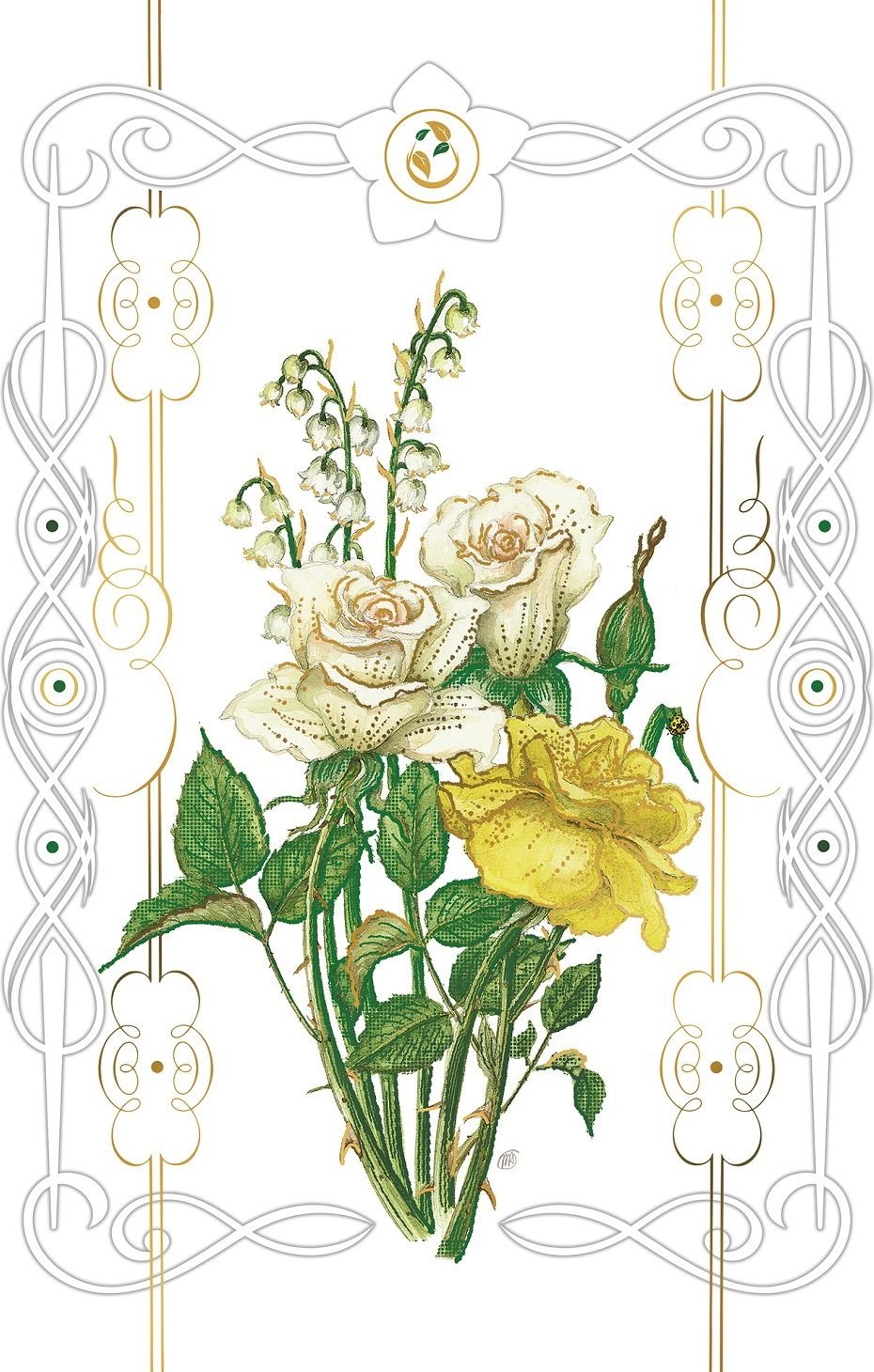 DA VINCI Card Trandafiri 12x18 cm + plic (B-BD 502 064)