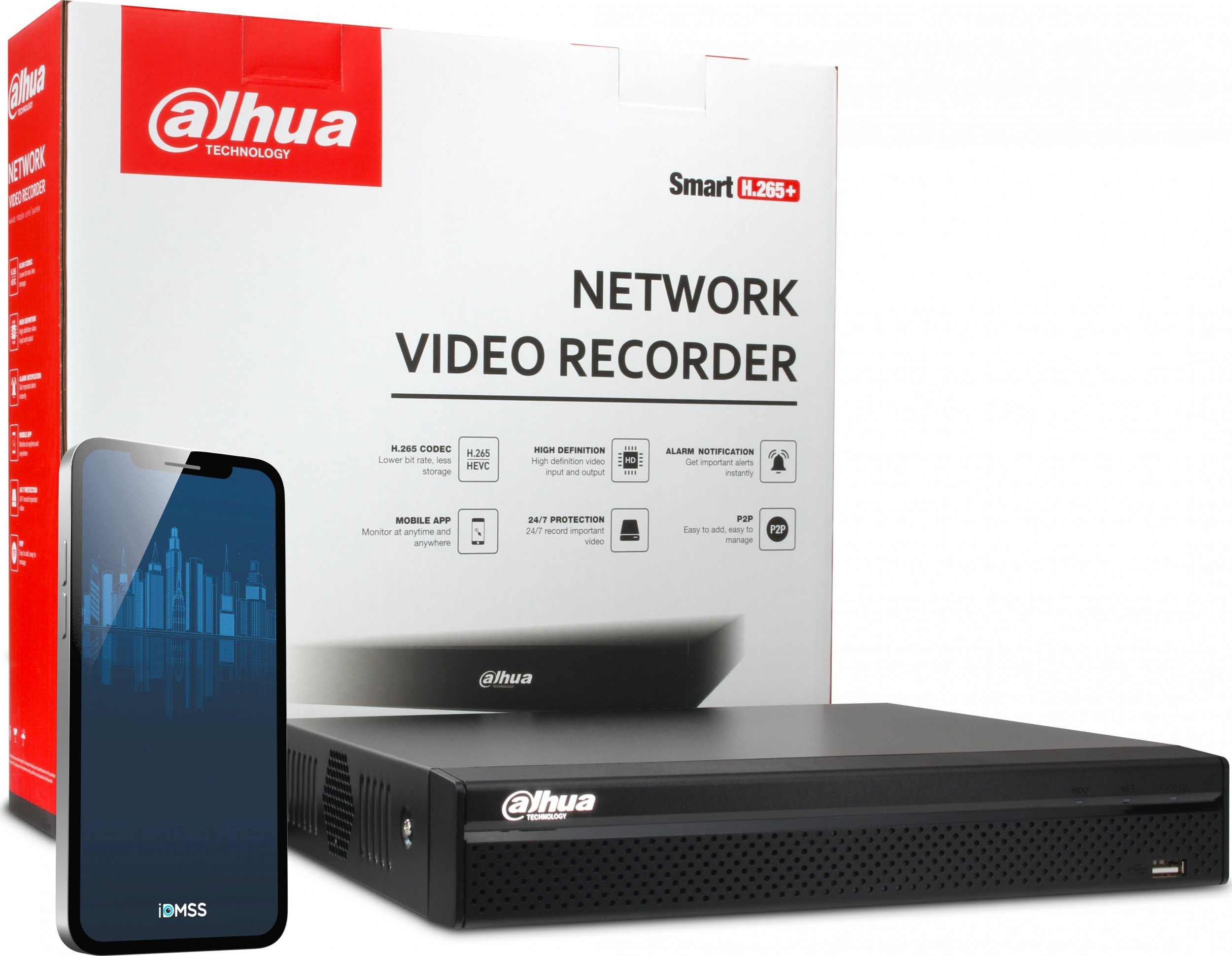 Dahua IP recorder NVR2108HS-8P-S3 8 canale PoE DAHUA