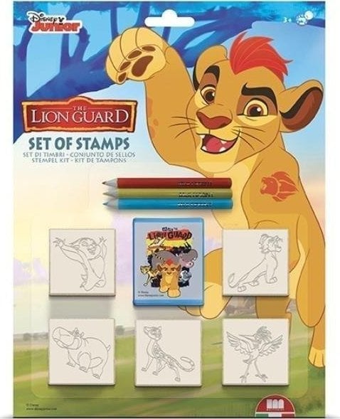 Tusuri, tusiere si stampile - Dante Stamps 5 buc The Lion King blister 5946 Multiprint