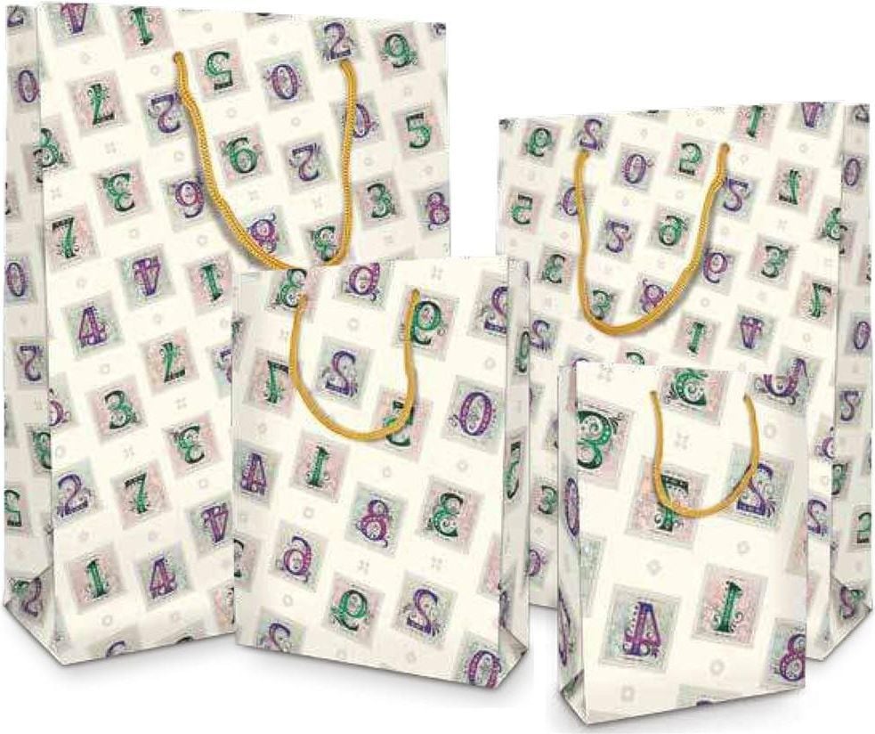 DaVinci Decorative Bag Numbers Mini 11x14x6