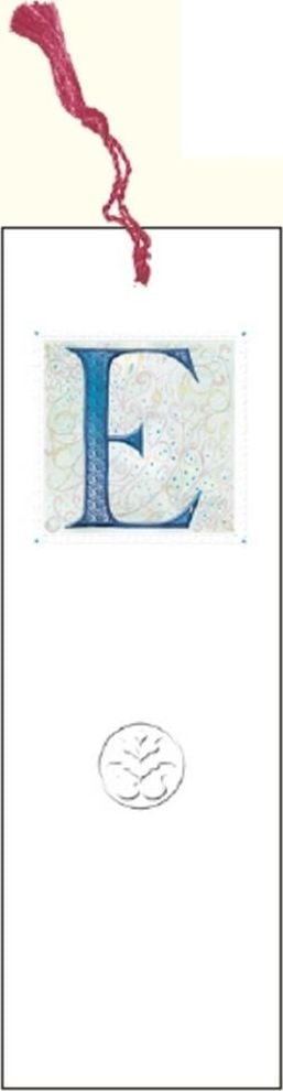 Semn de carte DaVinci cu anagrama litera E