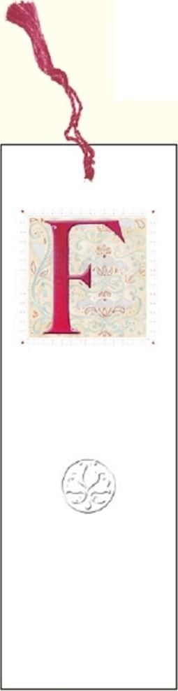 Semn de carte DaVinci cu anagrama litera F