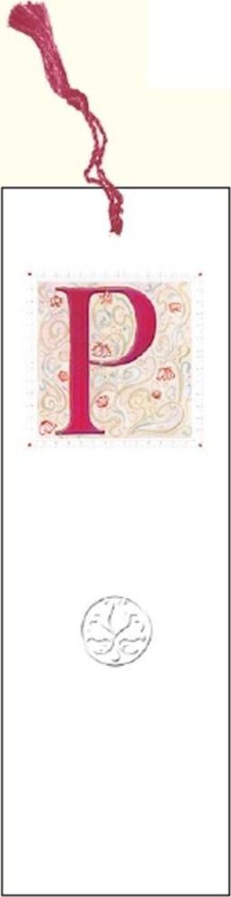 Semn de carte DaVinci cu anagrama litera P