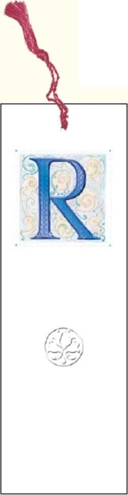 Semn de carte DaVinci cu anagramă litera R