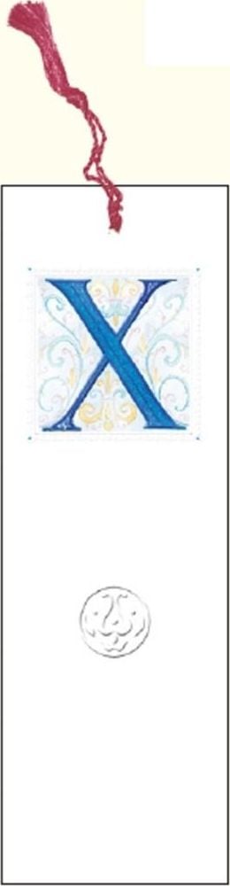 Semn de carte DaVinci cu anagrama Litera X