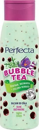 Loțiune de corp DAX Perfecta Bubble Tea Strong Nutrition - șofran, rozmarin și ceai verde 400 ml