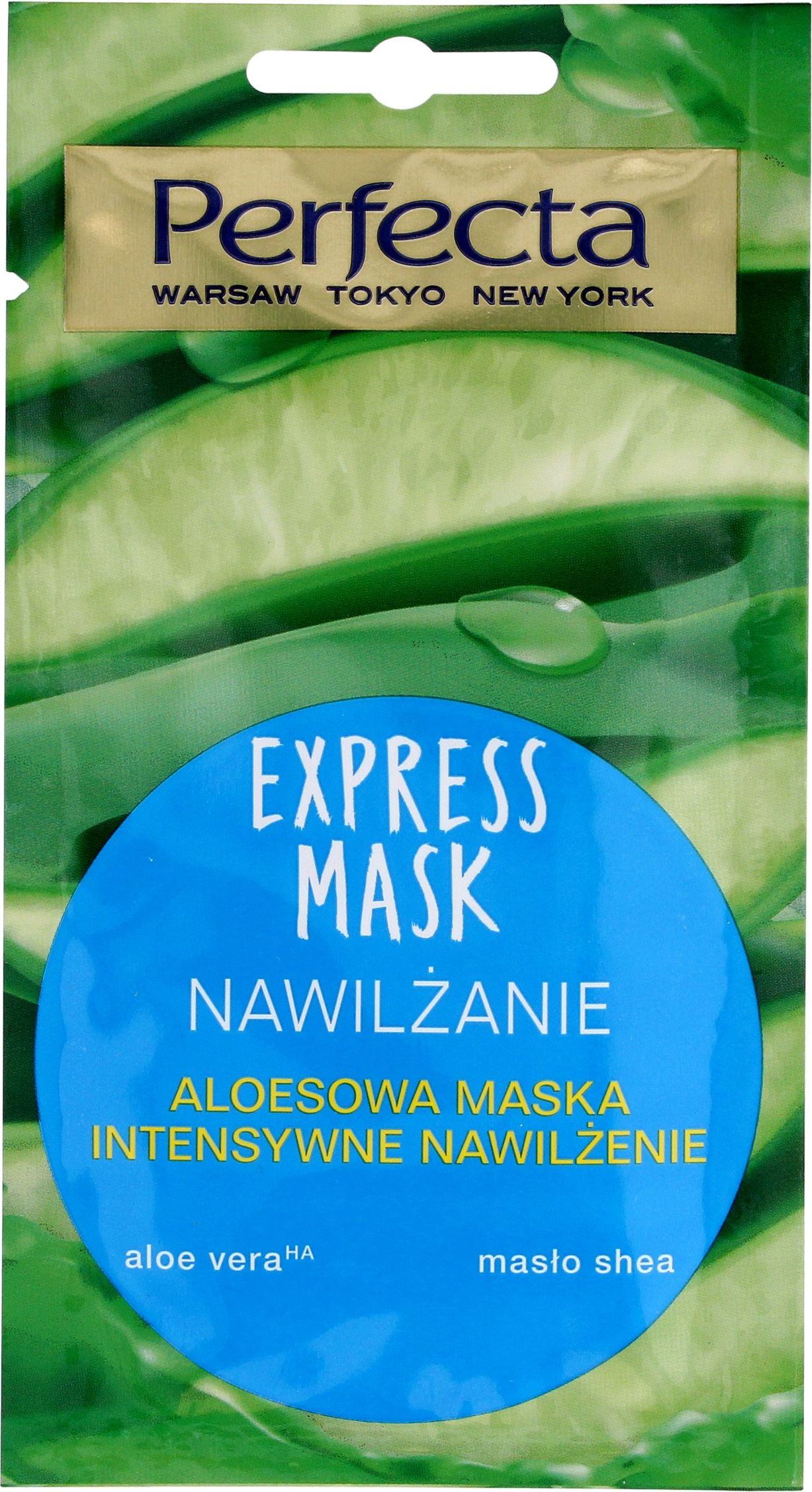 Perfecta Express Mask Aloesowa Maska intensywne nawilżanie 8ml