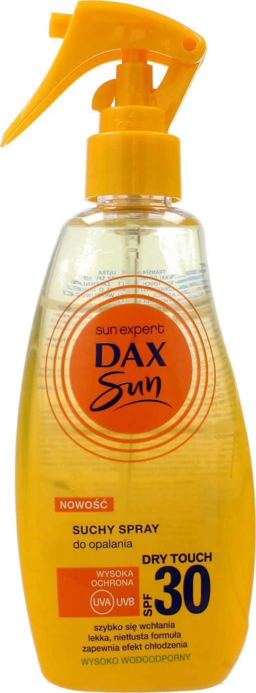 Spray uscat de bronzare DAX,SPF 30,200 ml,hidratantă, protectoare, anti-îmbătrânire