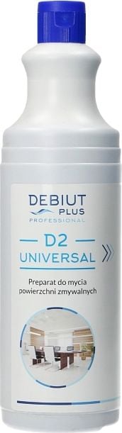 Debiut Plus Professional Debiut Plus Professional D2 Universal - Preparat pentru curatarea suprafetelor lavabile - 1 l