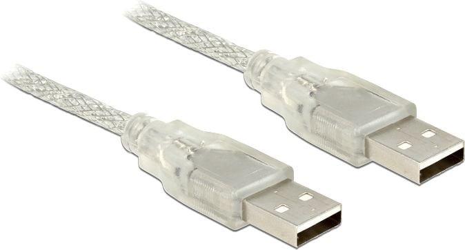 Deblocați cablu USB USB-A - USB-A 2 m Transparent (83889)