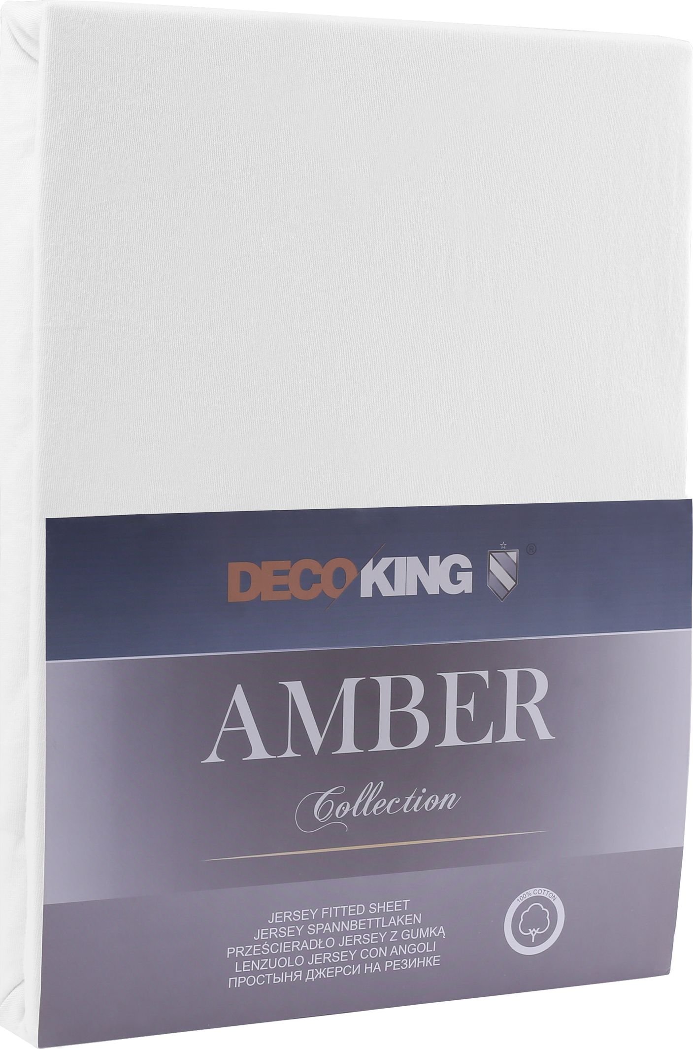 Decoking Amber White cearceaf duble 140x200 cm