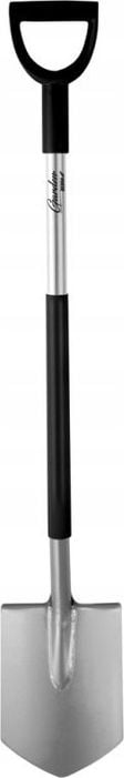 Lopata ascutita profesionala, coada metalica, maner tip D, 122 cm, Dedra
