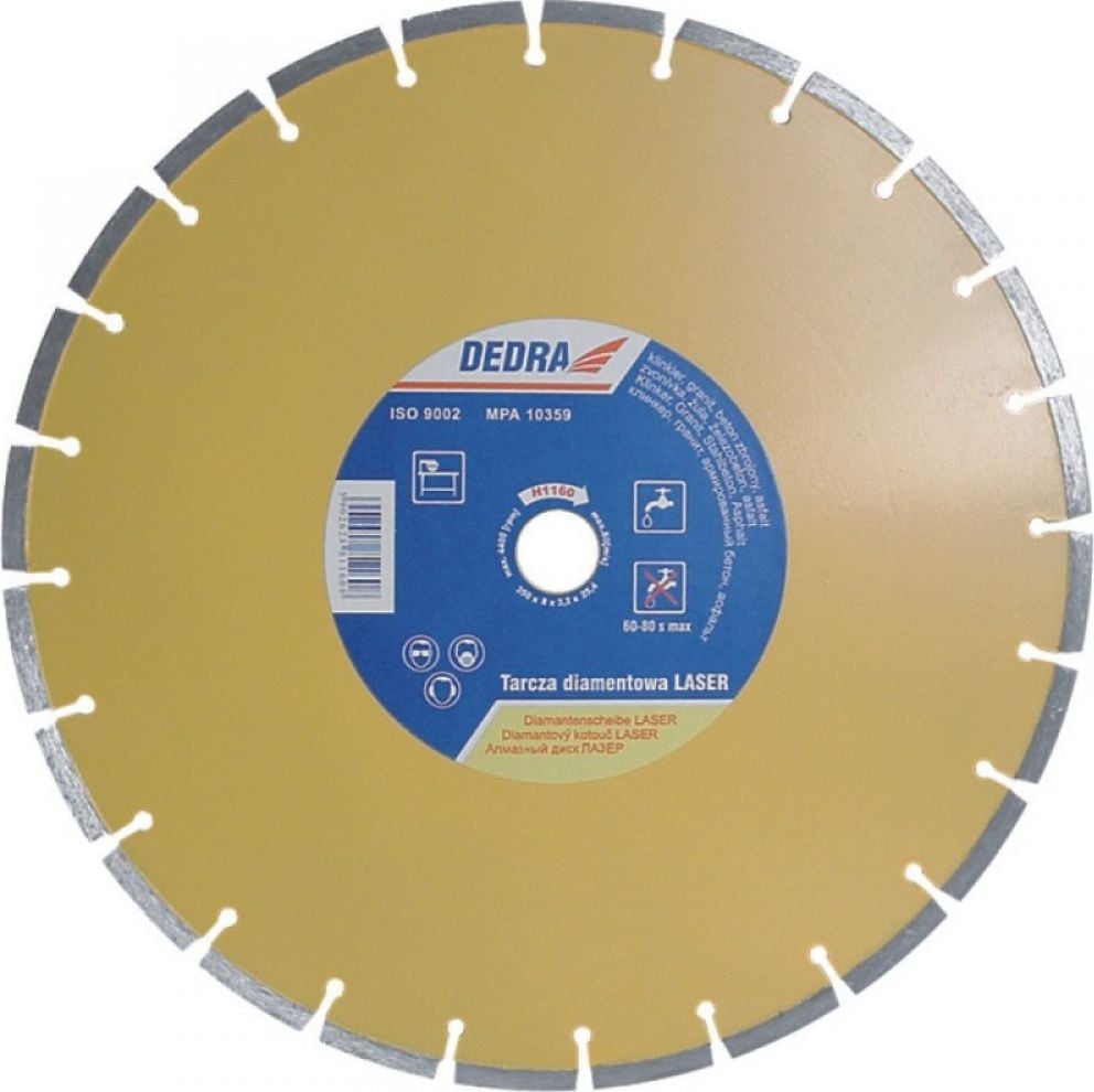 Disc de tăiere de beton 500 x 25,4 mm (H1161-50)