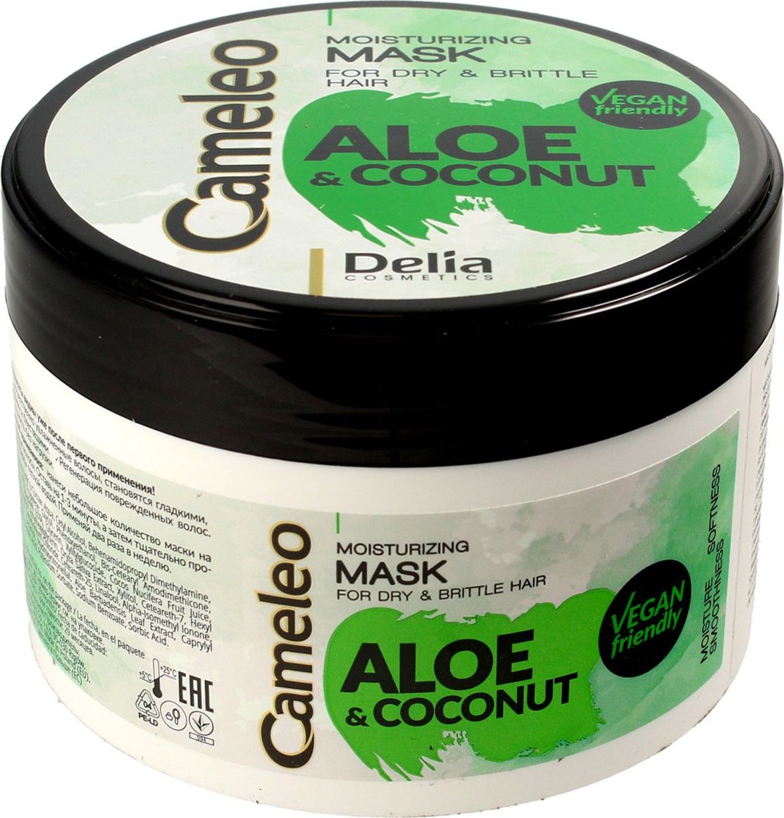 Masca de par, Delia, Cosmetics Cameleo, Hidratanta, Aloe/Cocos, 200ml