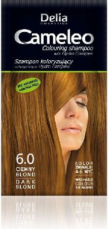 Delia Cosmetics Cameleo Szampon koloryzujÄ…cy 6.0 ciemny blond