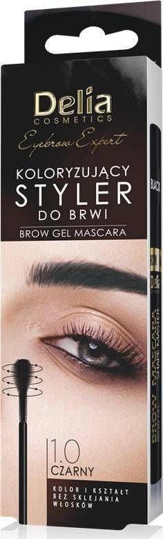 Delia Delia Cosmetics Eyebrow Expert Coloring Eyebrow Styler 1.0 negru 11ml