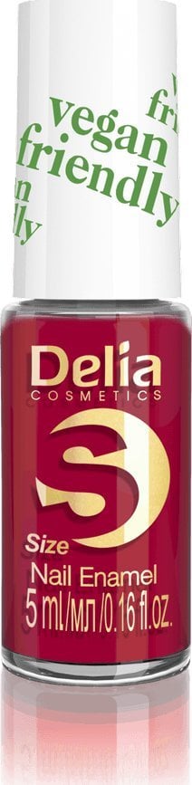 Delia Delia Cosmetics Vegan Friendly Smalț pentru unghii Mărimea S Nr. 213 Red Velvet 5ml